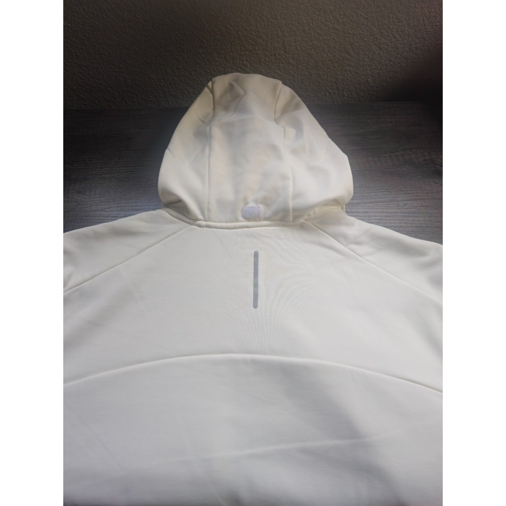 Layer 8 Subzero Jacket Winter White Quilted Hybrid Hidden Hood Athleisure Sporty - Picture 6 of 10